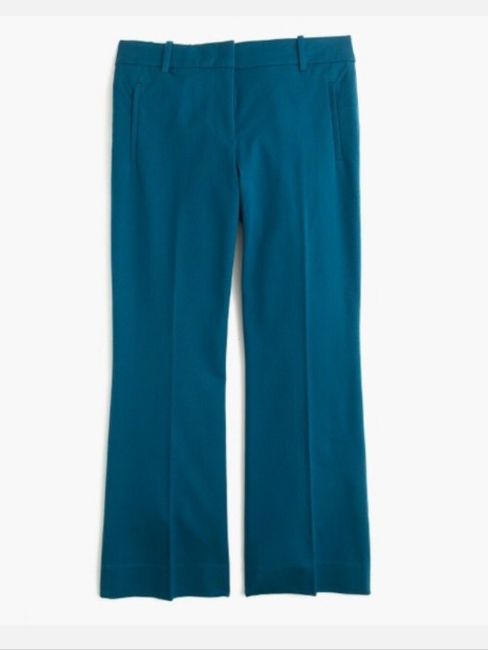 J. Crew Teddie Cropped Pant India Blue Size 0 NWT